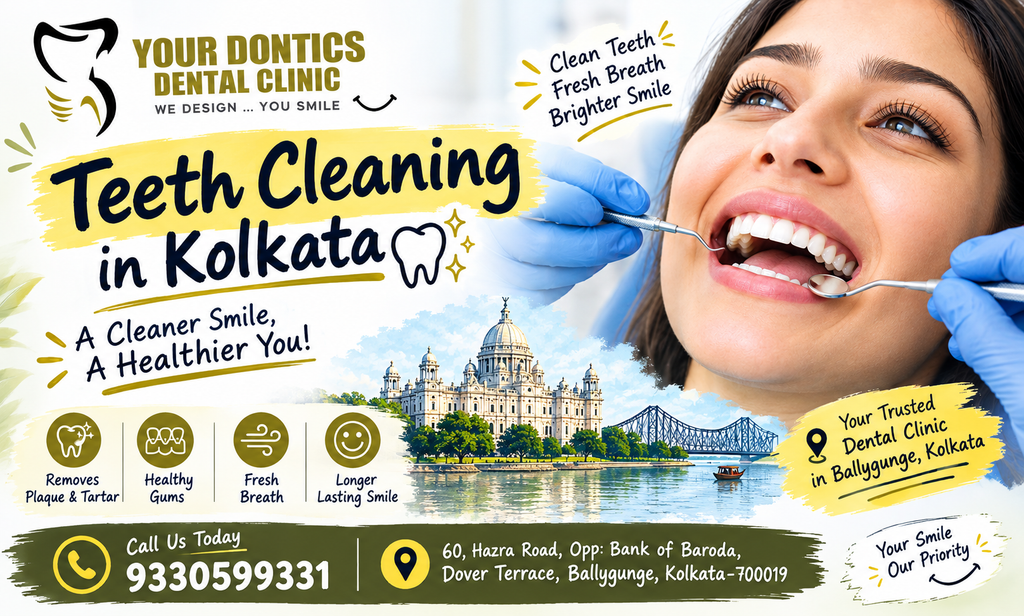 Teeth Cleaning in Kolkata | Teeth Whitening & Scaling – Your Dontics Dental Clinic Professional teeth cleaning and teeth whitening in Kolkata at Your Dontics Dental Clinic, Ballygunge.